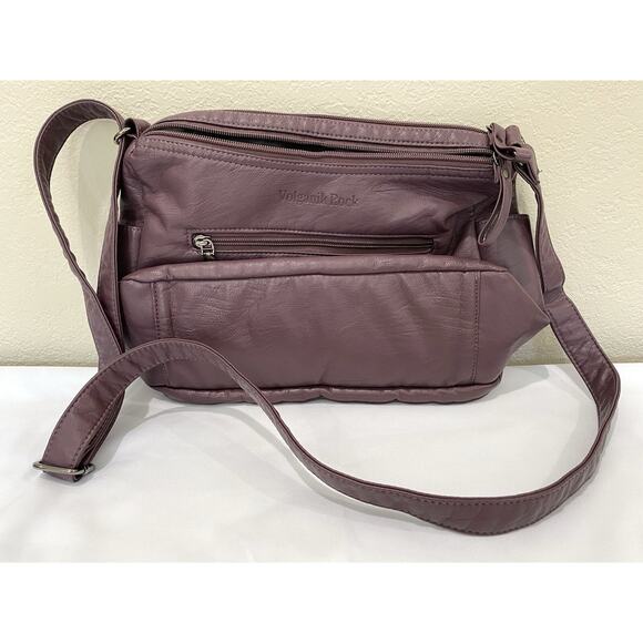 Volganik Rock Crossbody Lightweight Shoulder Travel Bag Lavender Purple NWOT - Picture 9 of 9
